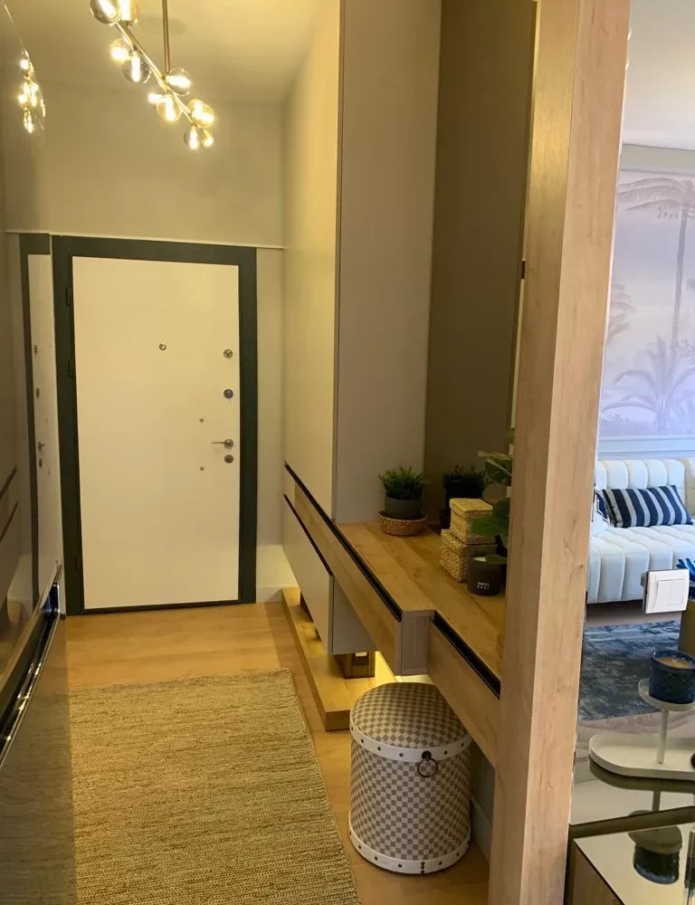 Two-room apartment for sale in Mersin Erdemli near sea – view of the nearby coastline 500m away